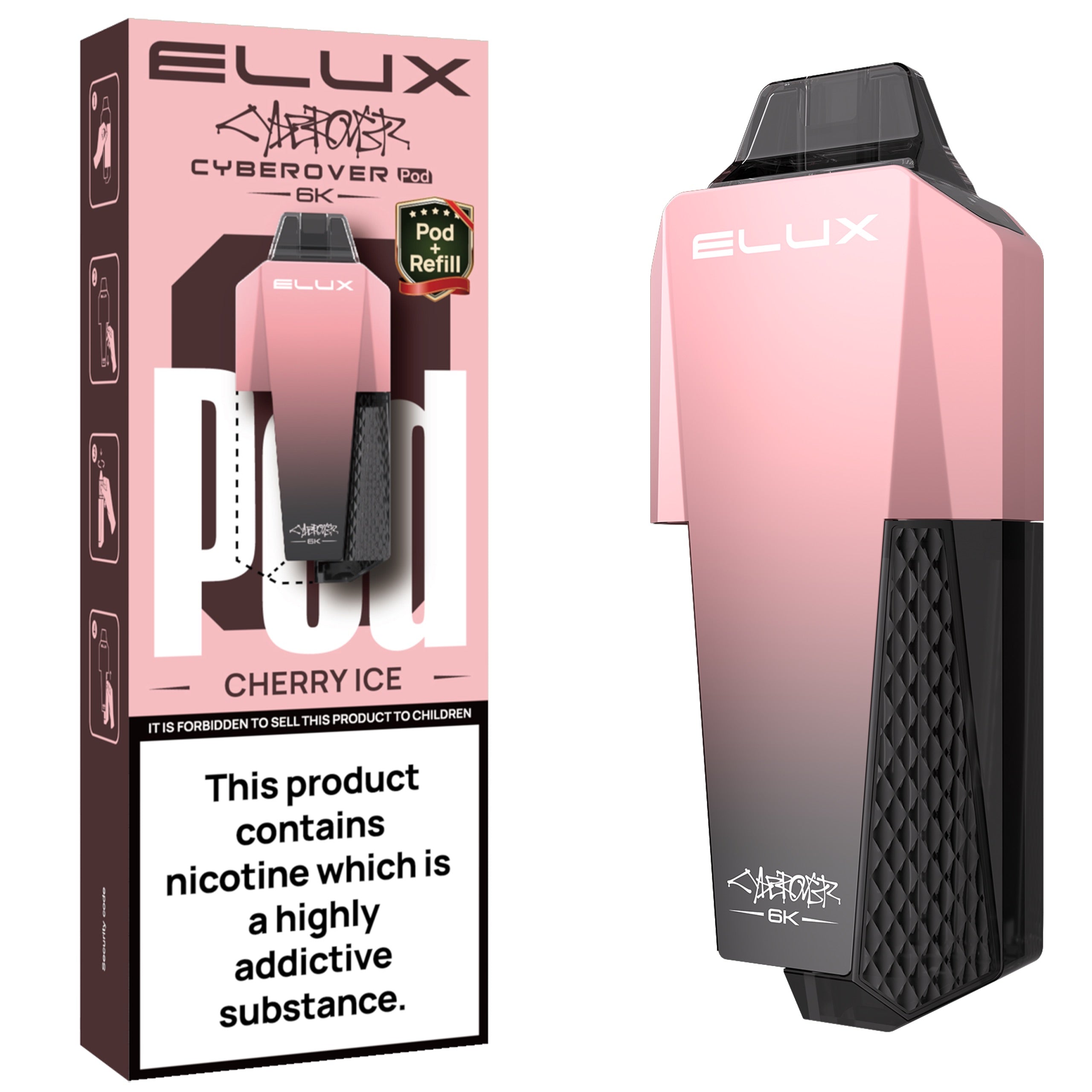 Elux Cyberover 6K Prefilled Pods