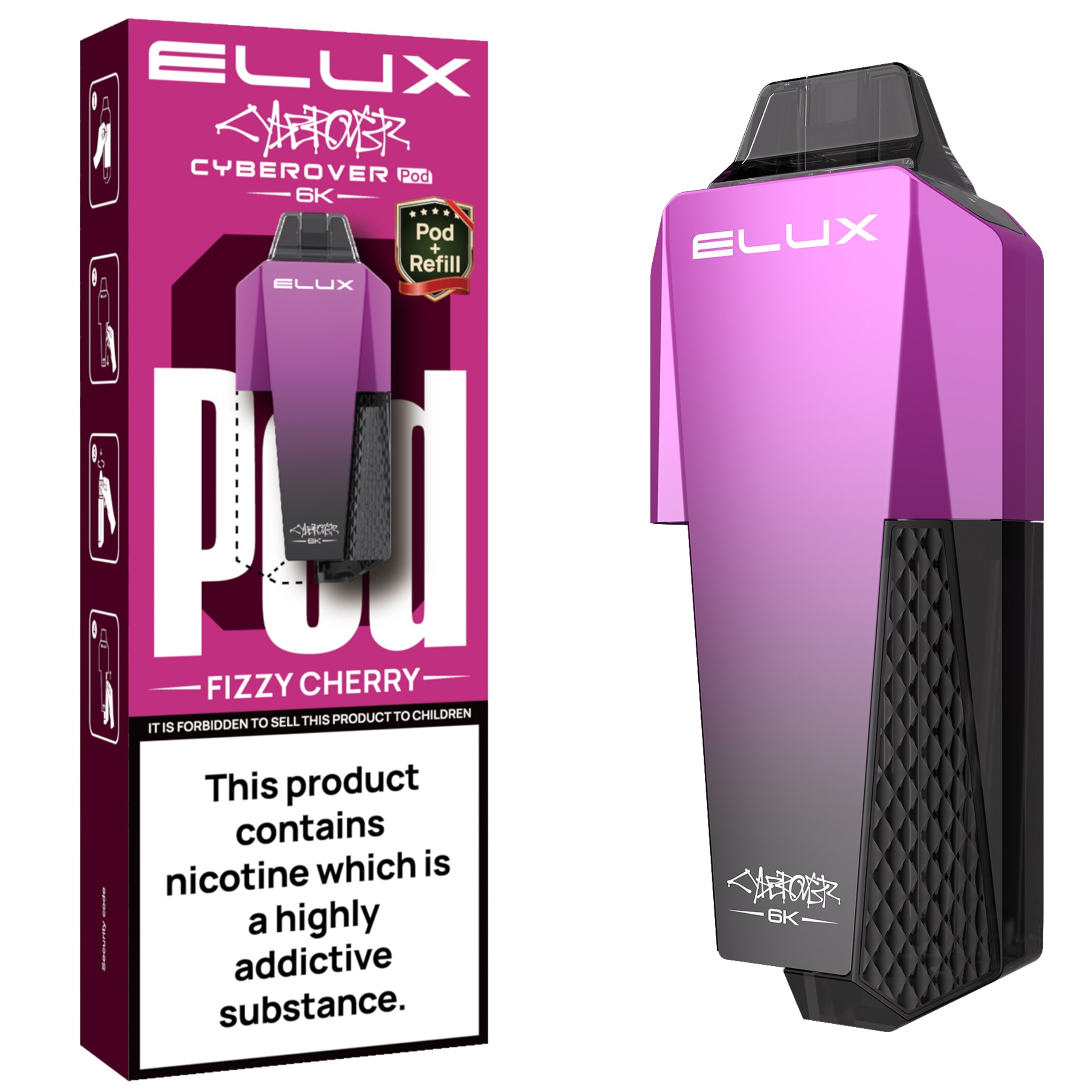 Elux Cyberover 6K Prefilled Pods