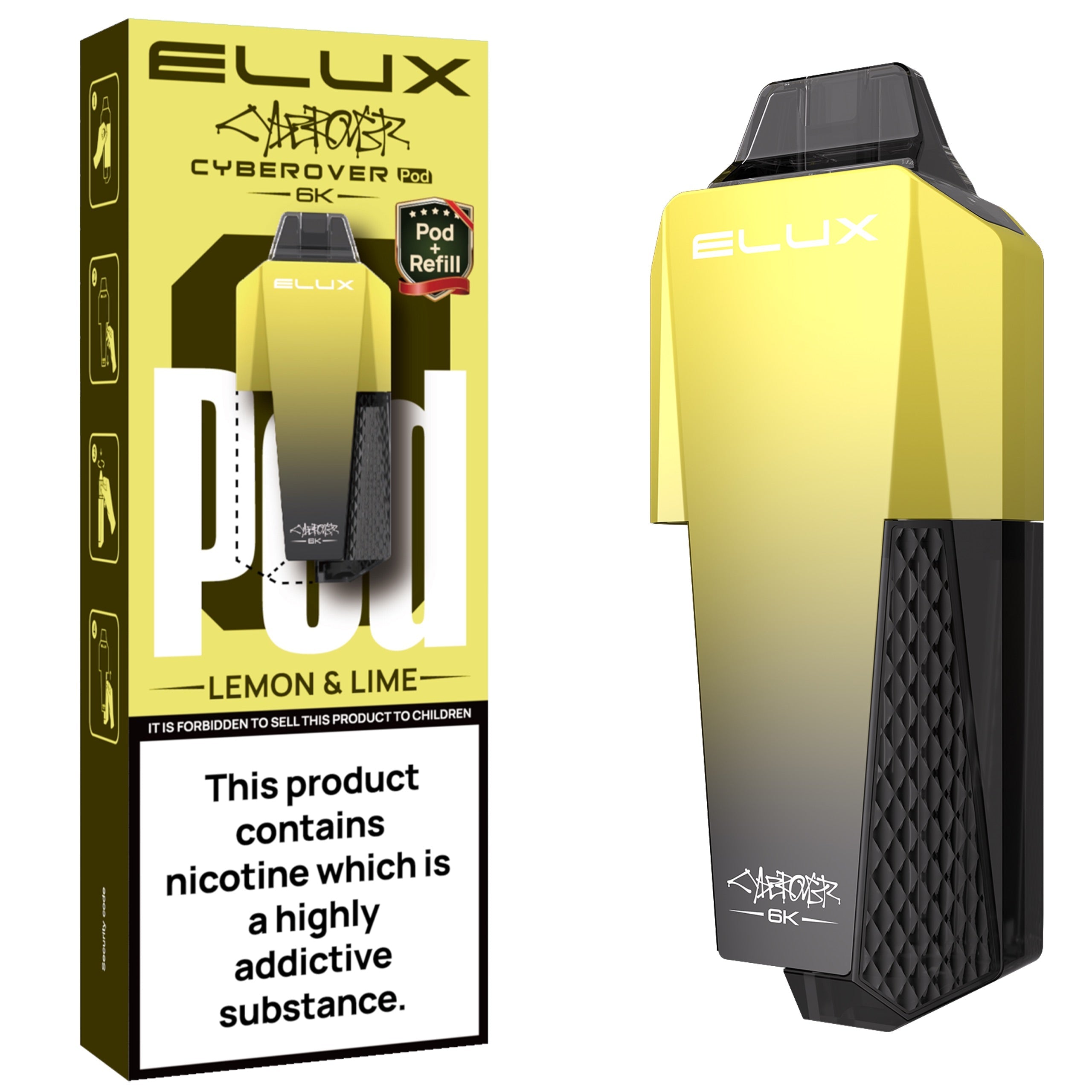 Elux Cyberover 6K Prefilled Pods