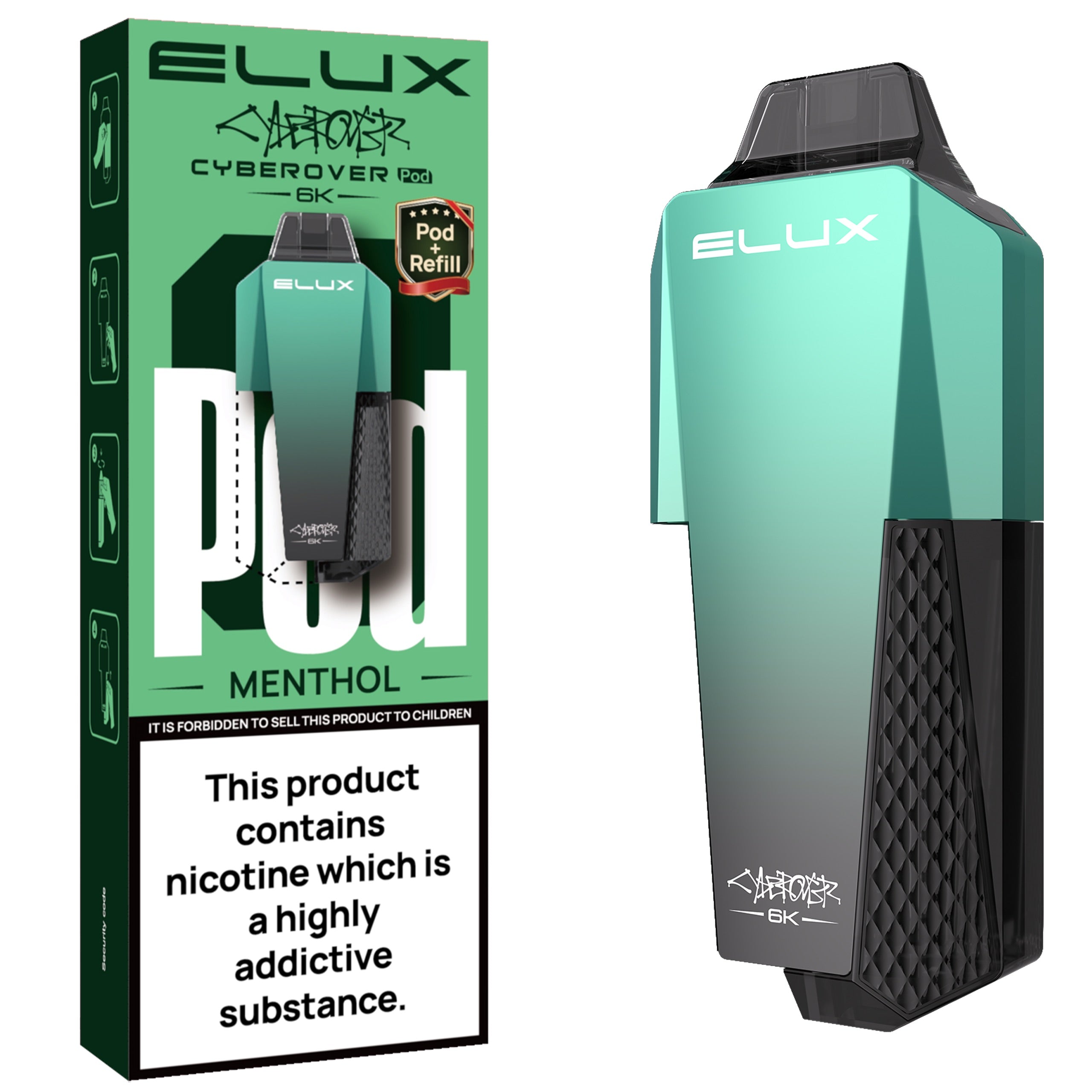 Elux Cyberover 6K Prefilled Pods
