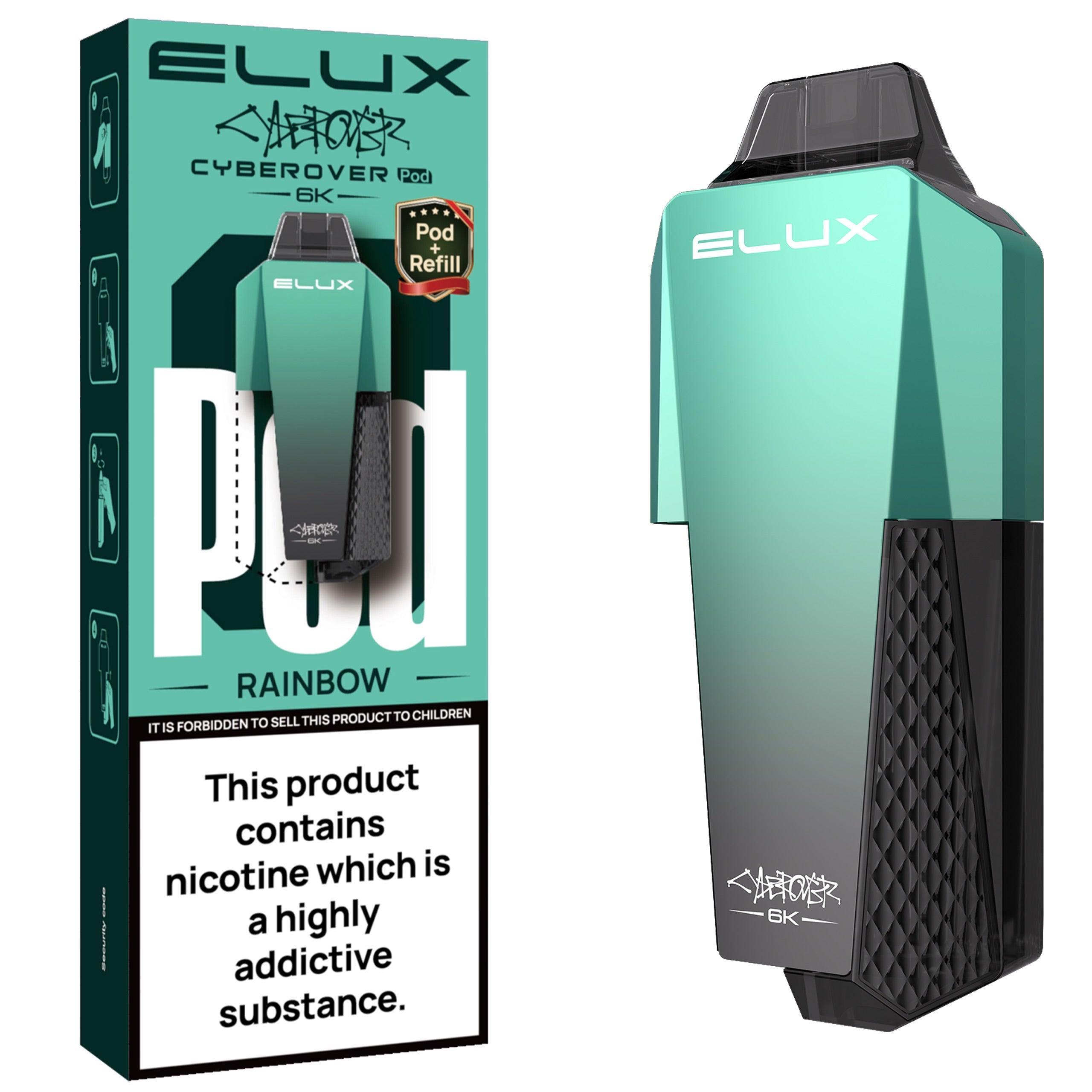 Elux Cyberover 6K Prefilled Pods