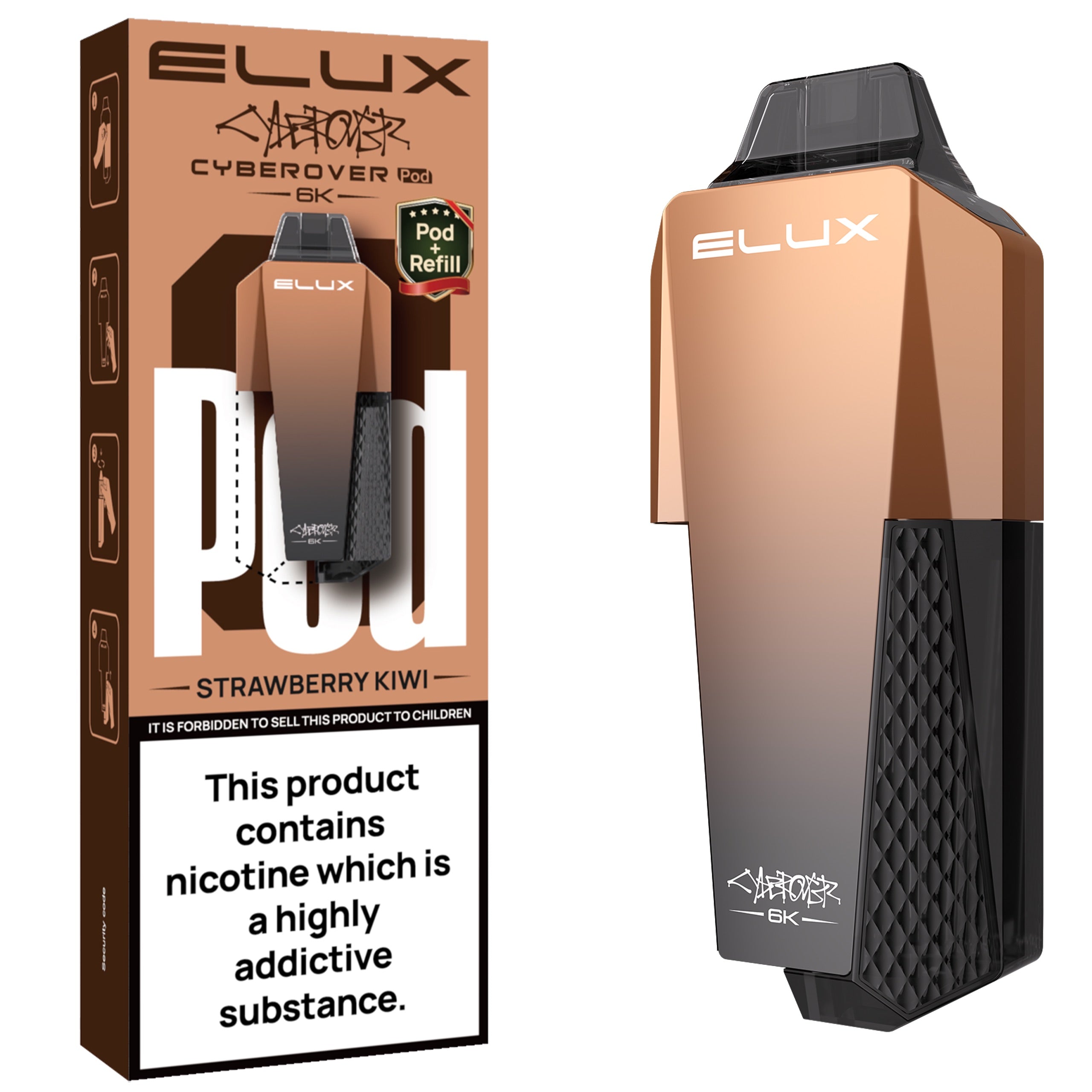 Elux Cyberover 6K Prefilled Pods