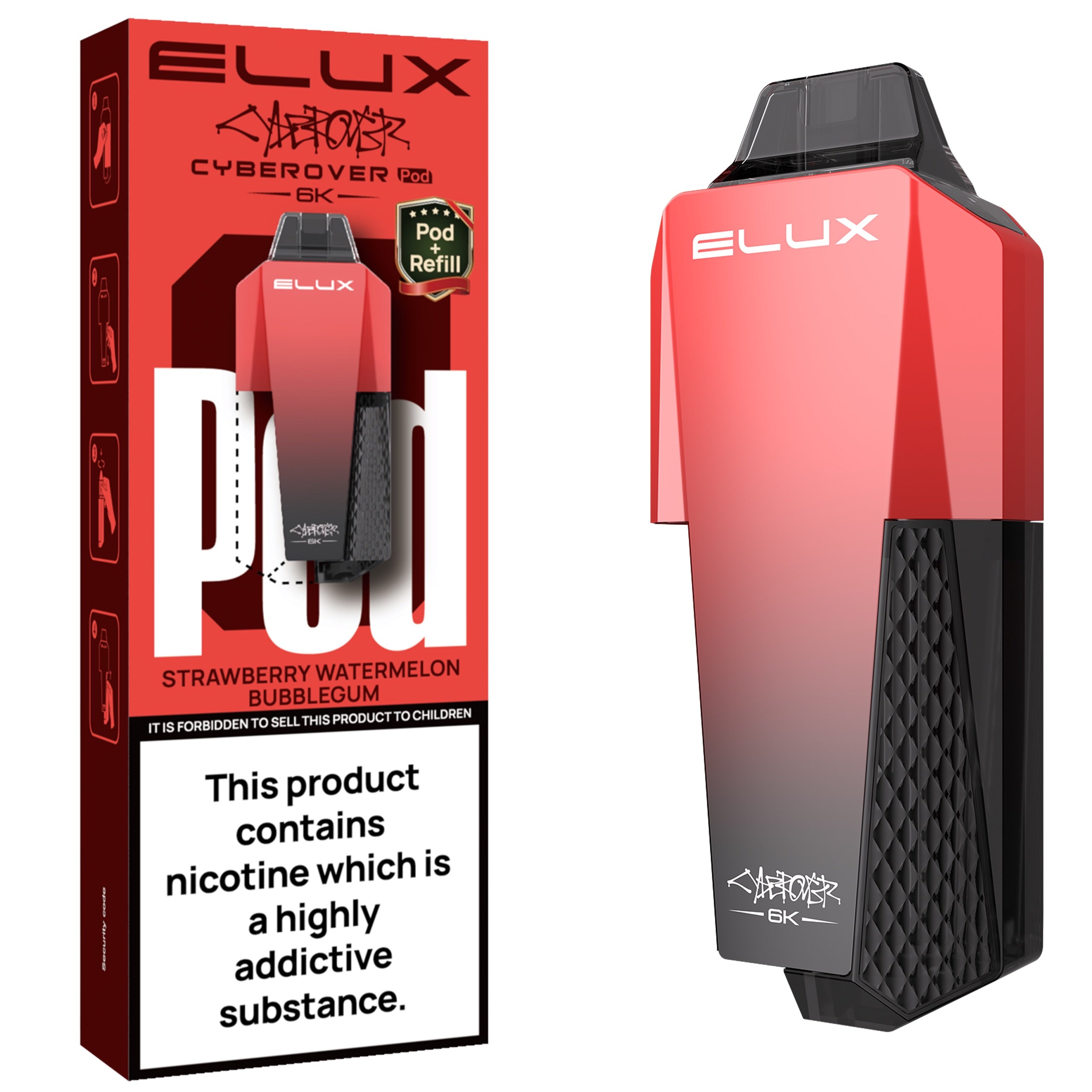 Elux Cyberover 6K Prefilled Pods
