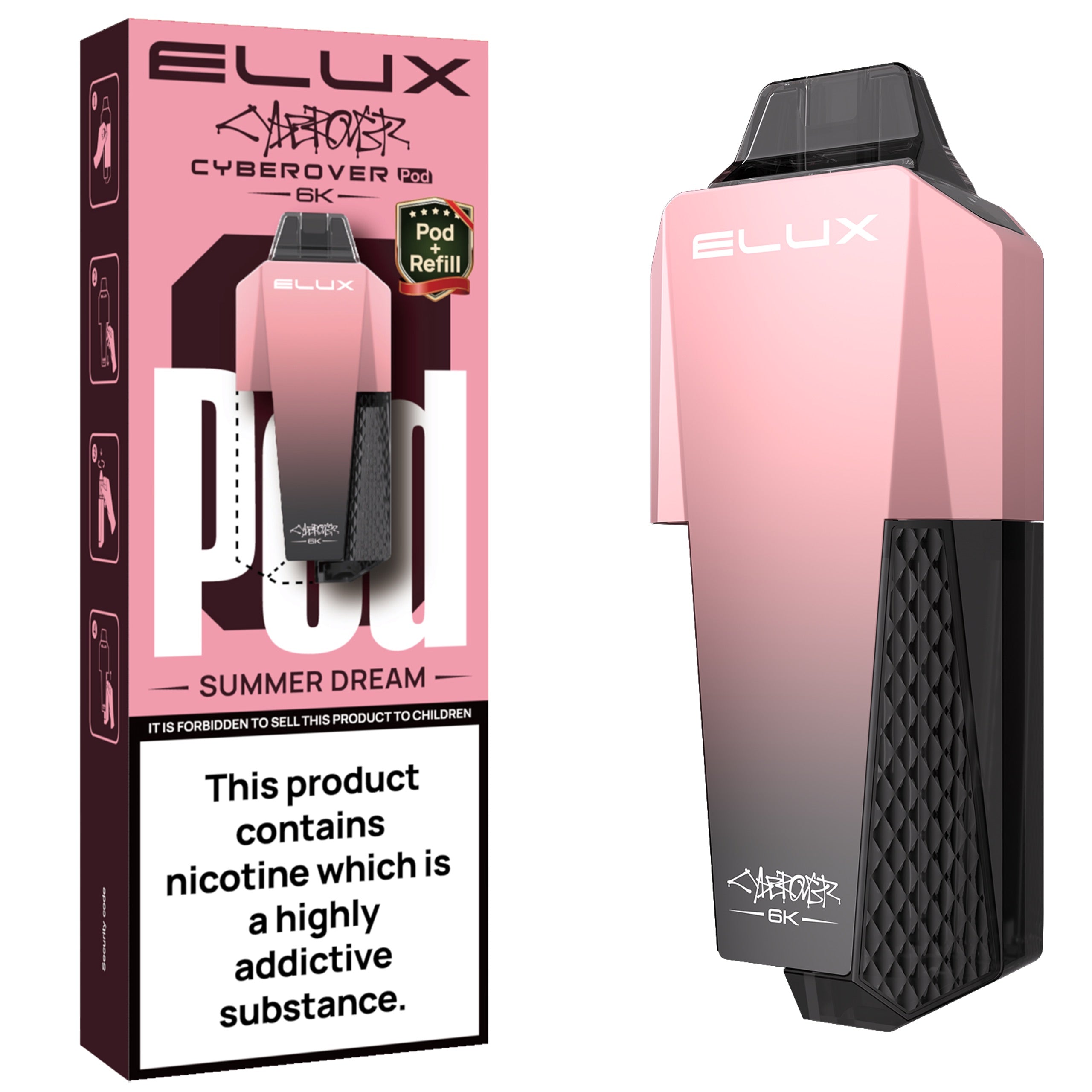 Elux Cyberover 6K Prefilled Pods