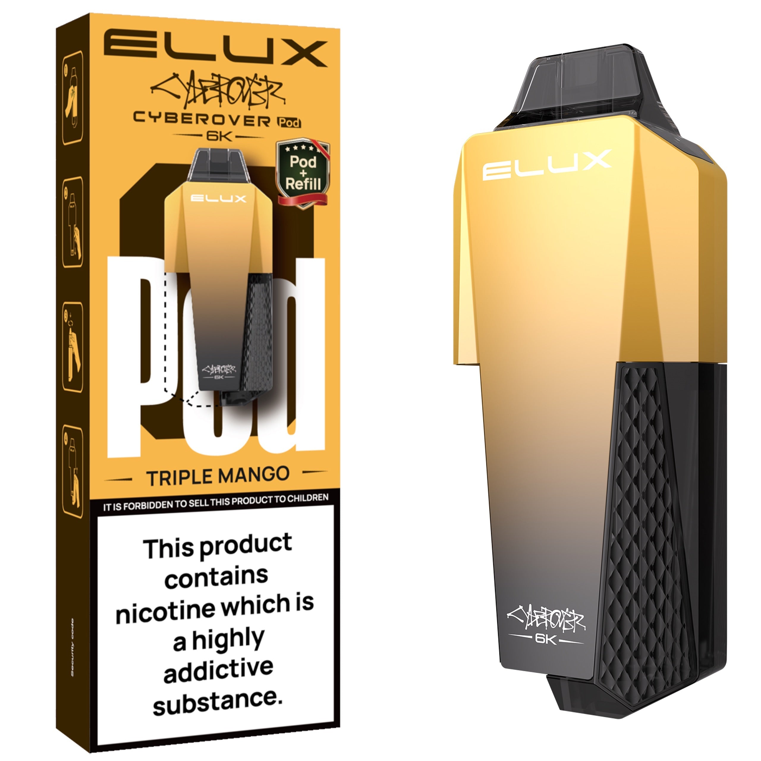 Elux Cyberover 6K Prefilled Pods