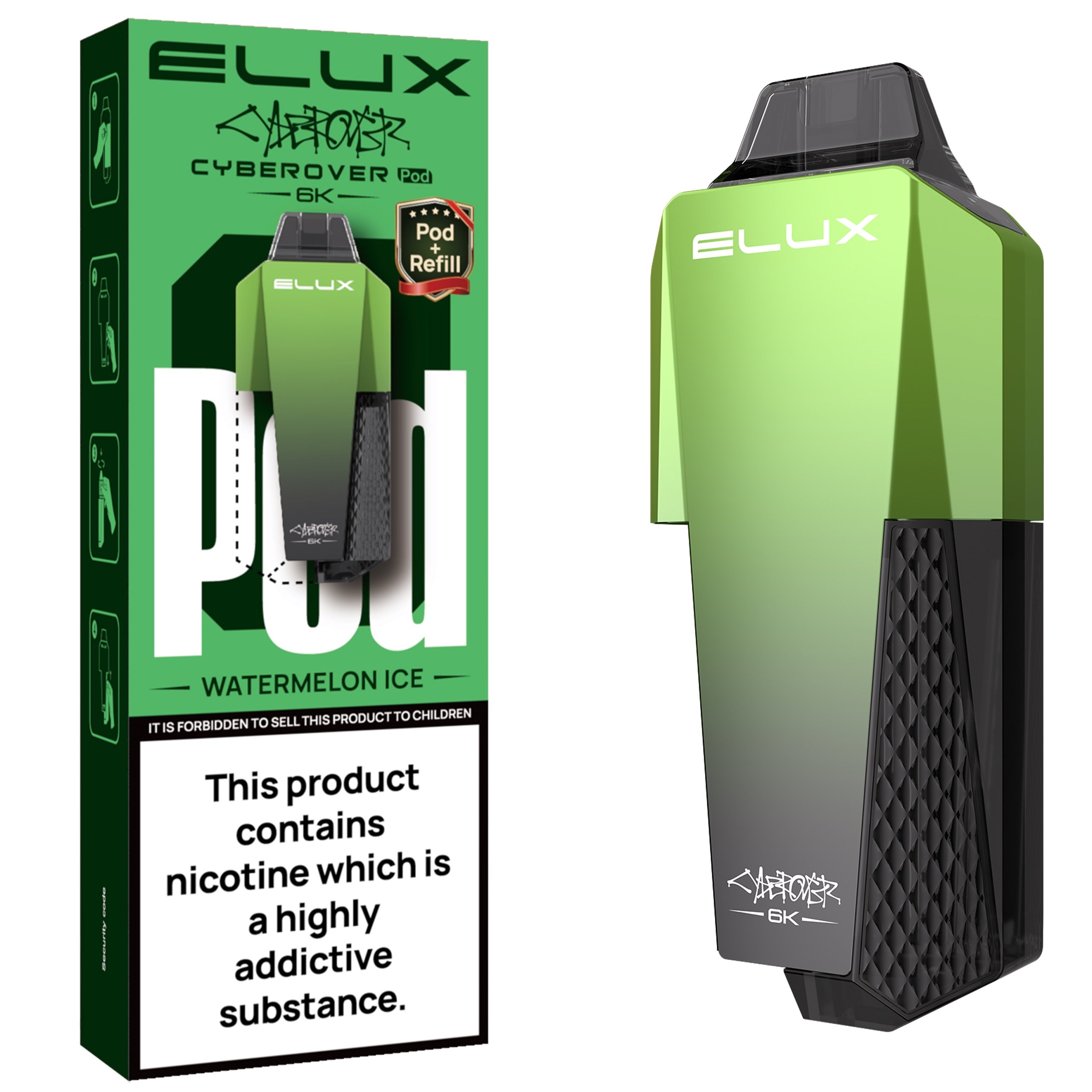 Elux Cyberover 6K Prefilled Pods