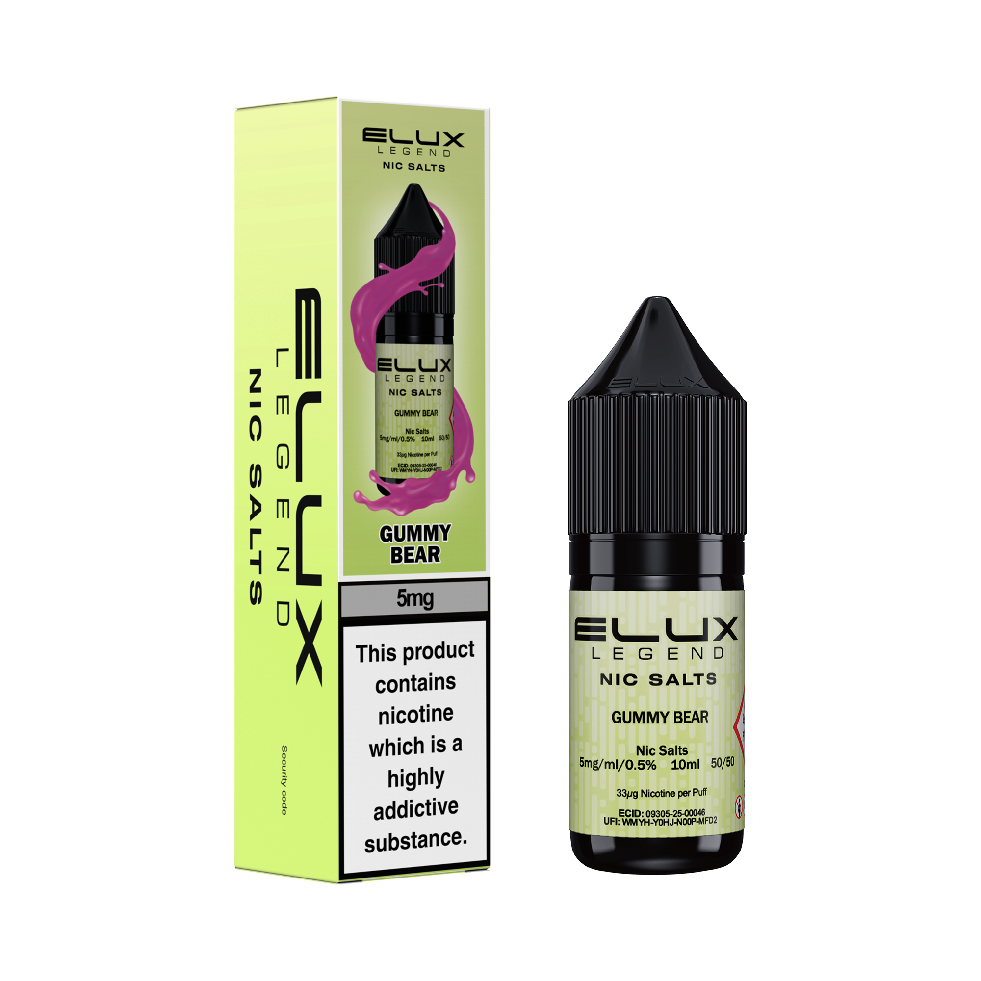 Gummy Bear Nic Salt by Elux - Nic Salts UK