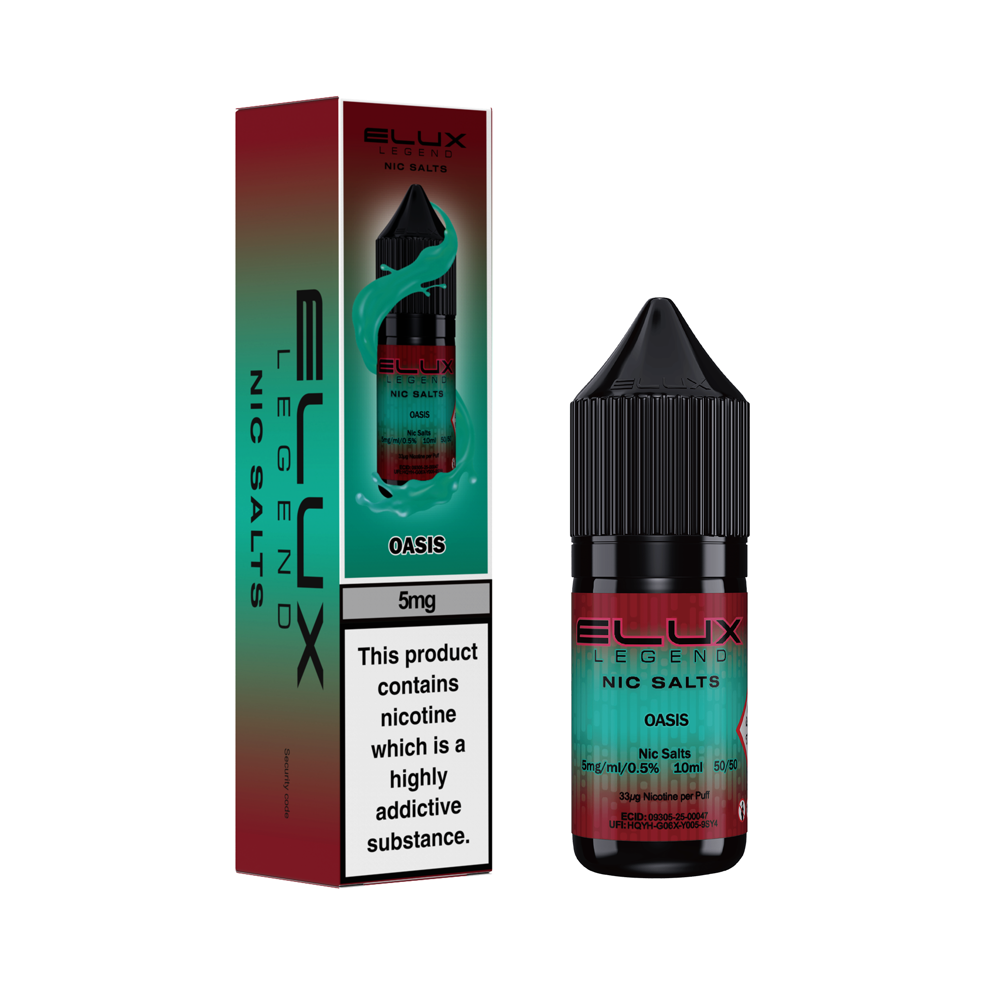 Oasis Nic Salt by Elux - Nic Salts UK