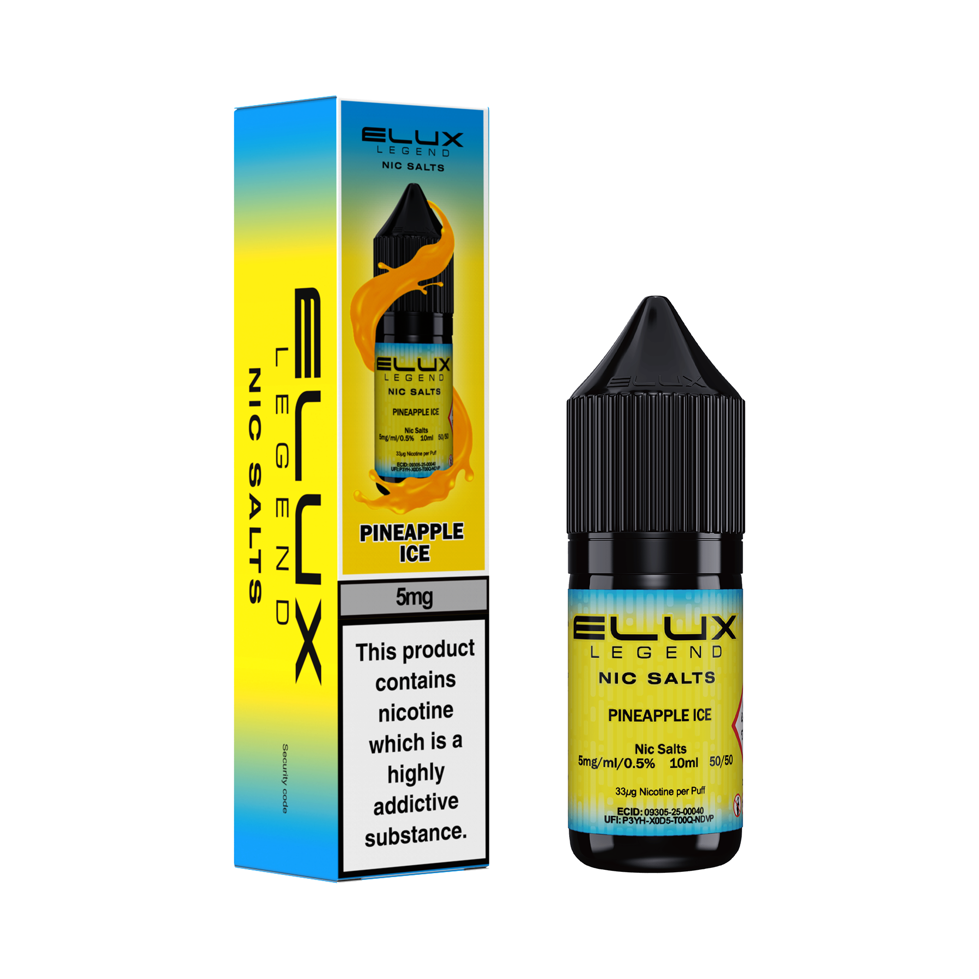 Pineapple Ice Nic Salt by Elux - Nic Salts UK