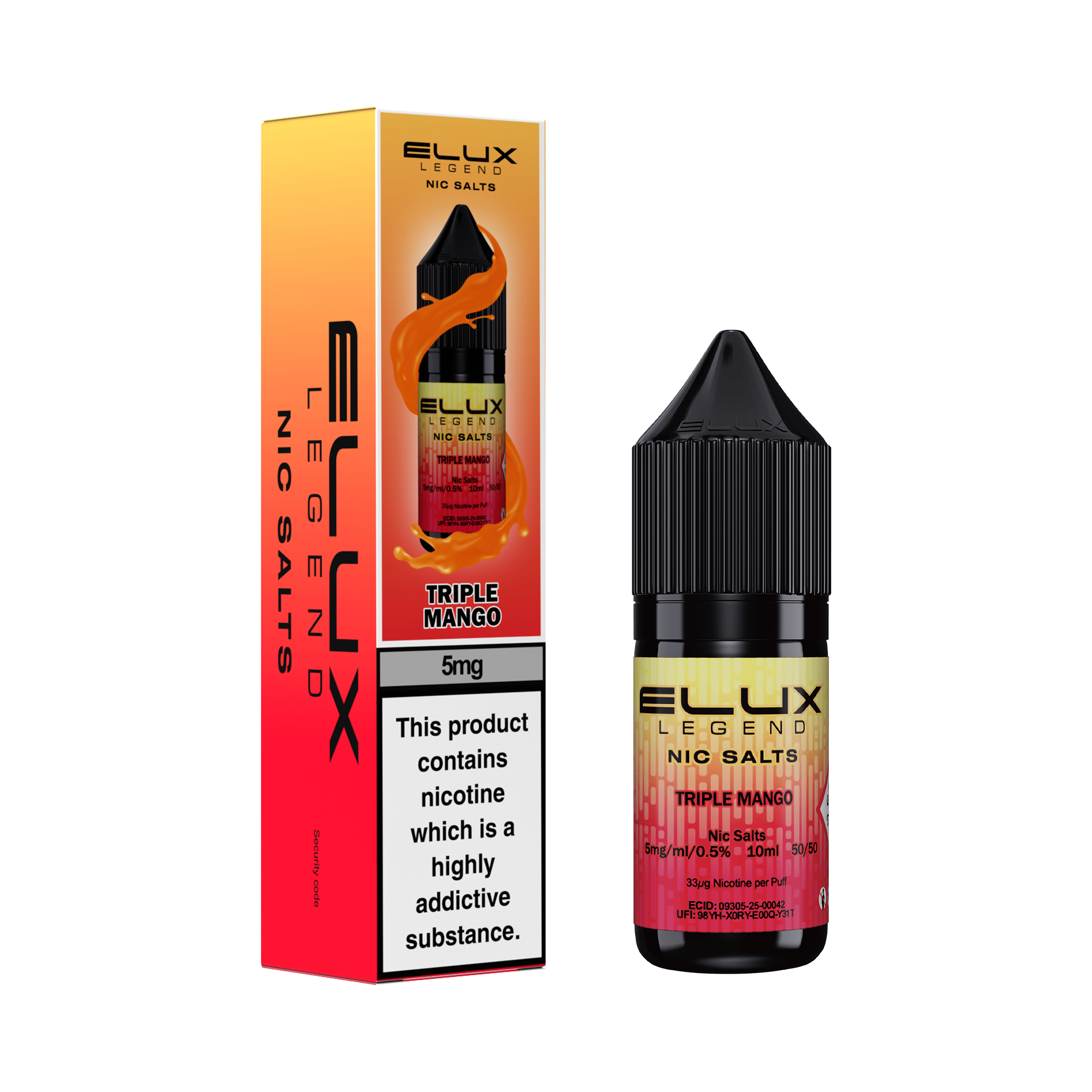 Triple Mango Nic Salt by Elux - Nic Salts UK