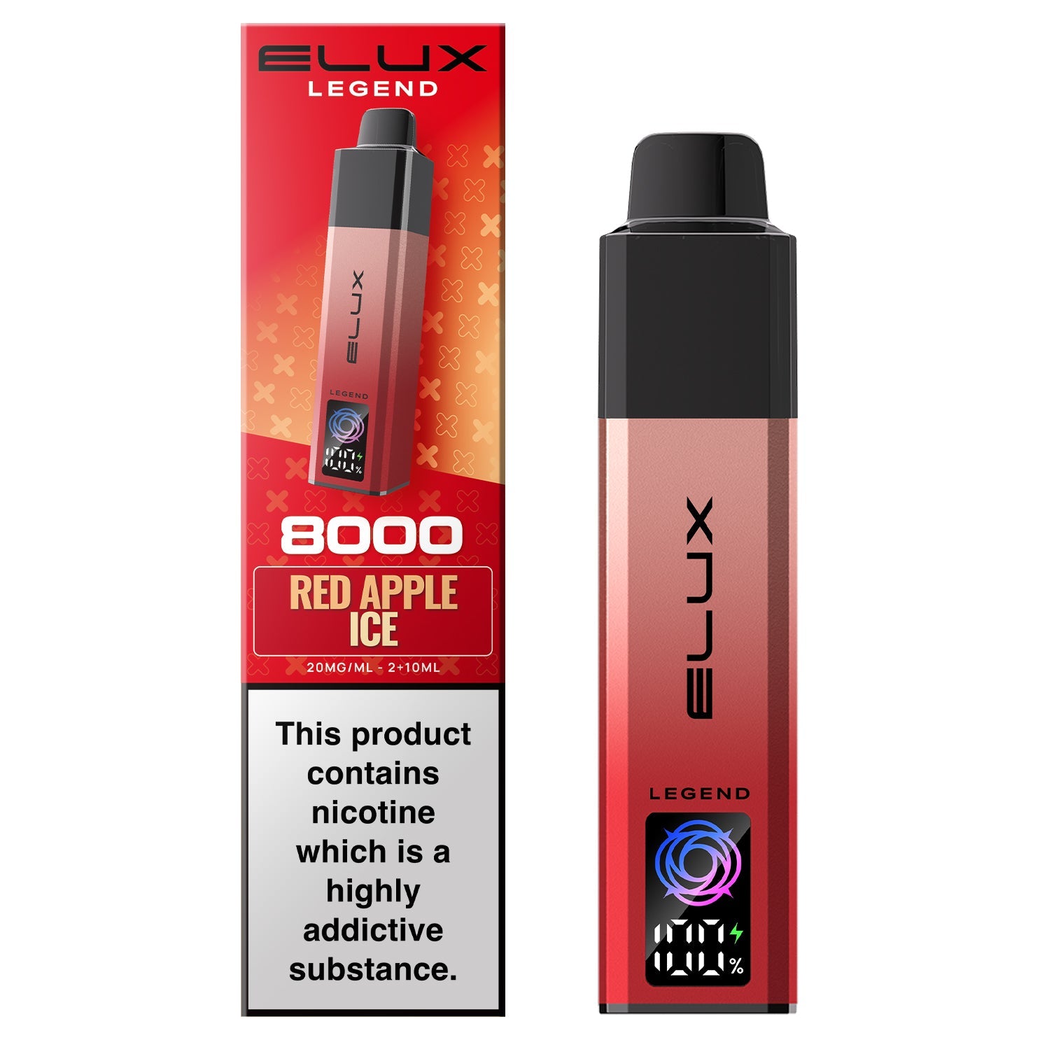 Elux Legend 8000 Pod Kit - Red Apple Ice