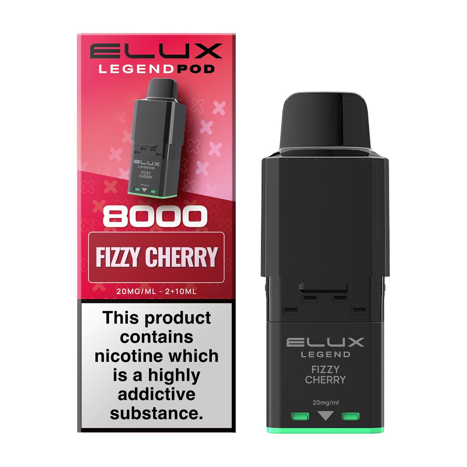 Elux Legend 8000 Prefilled Pods - Fizzy Cherry