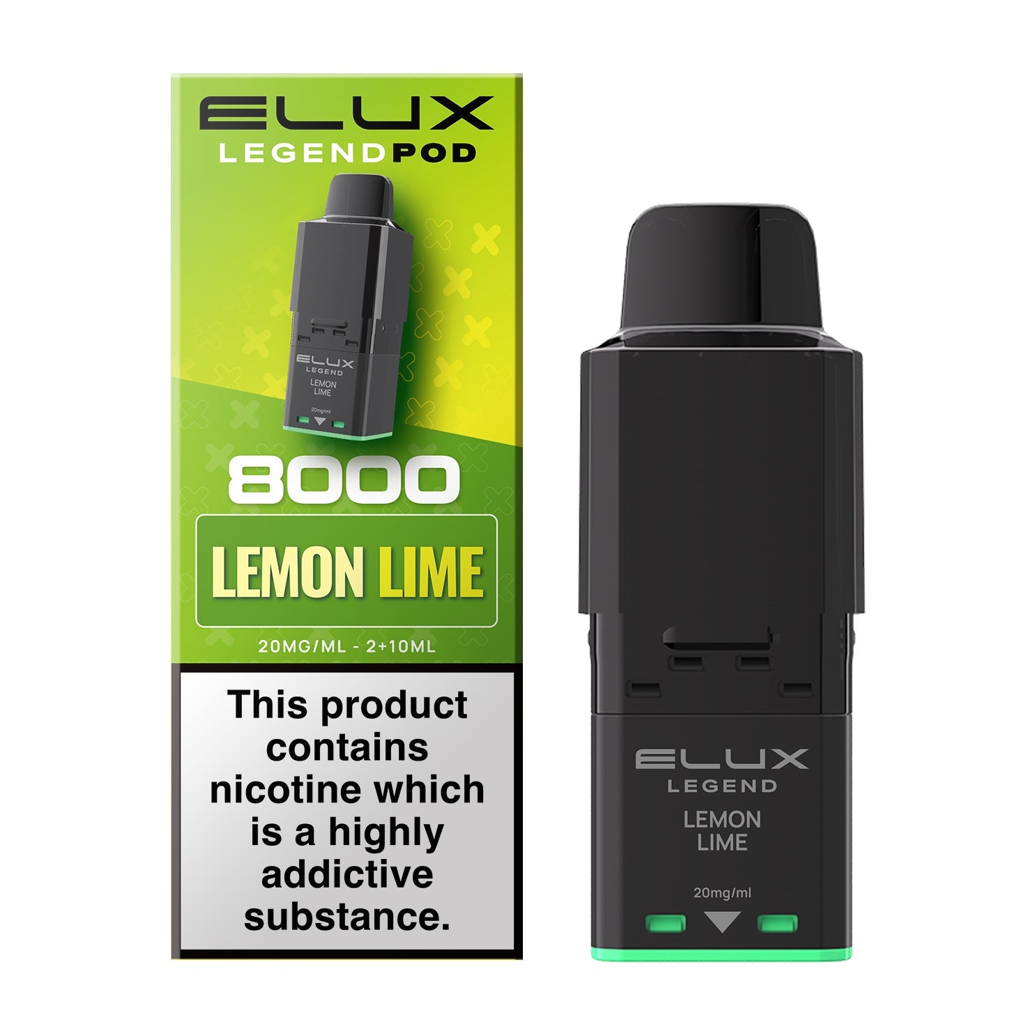 Elux Legend 8000 Prefilled Pods - Lemon Lime