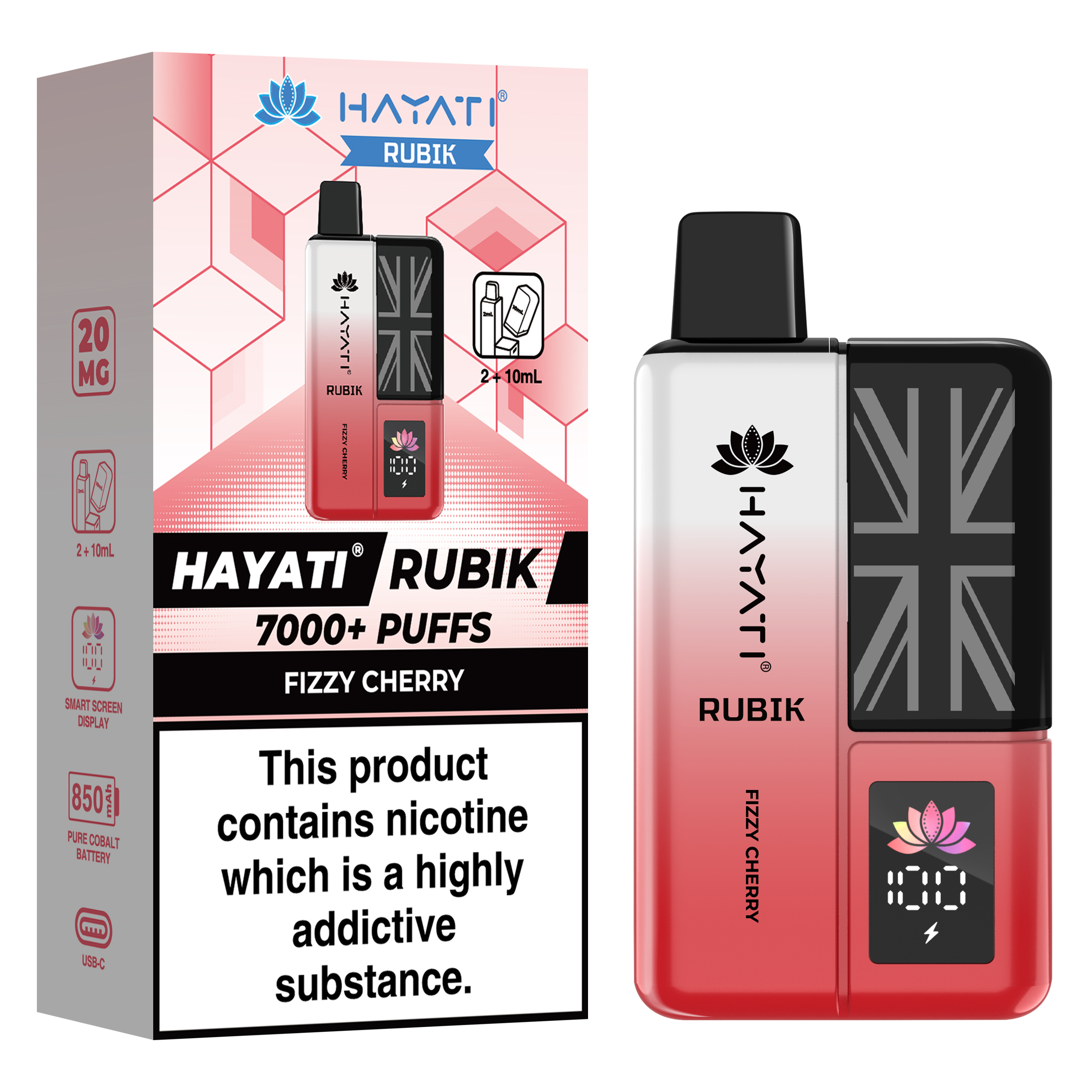 Hayati Rubik 7000+ Puff Prefilled Vape Kit