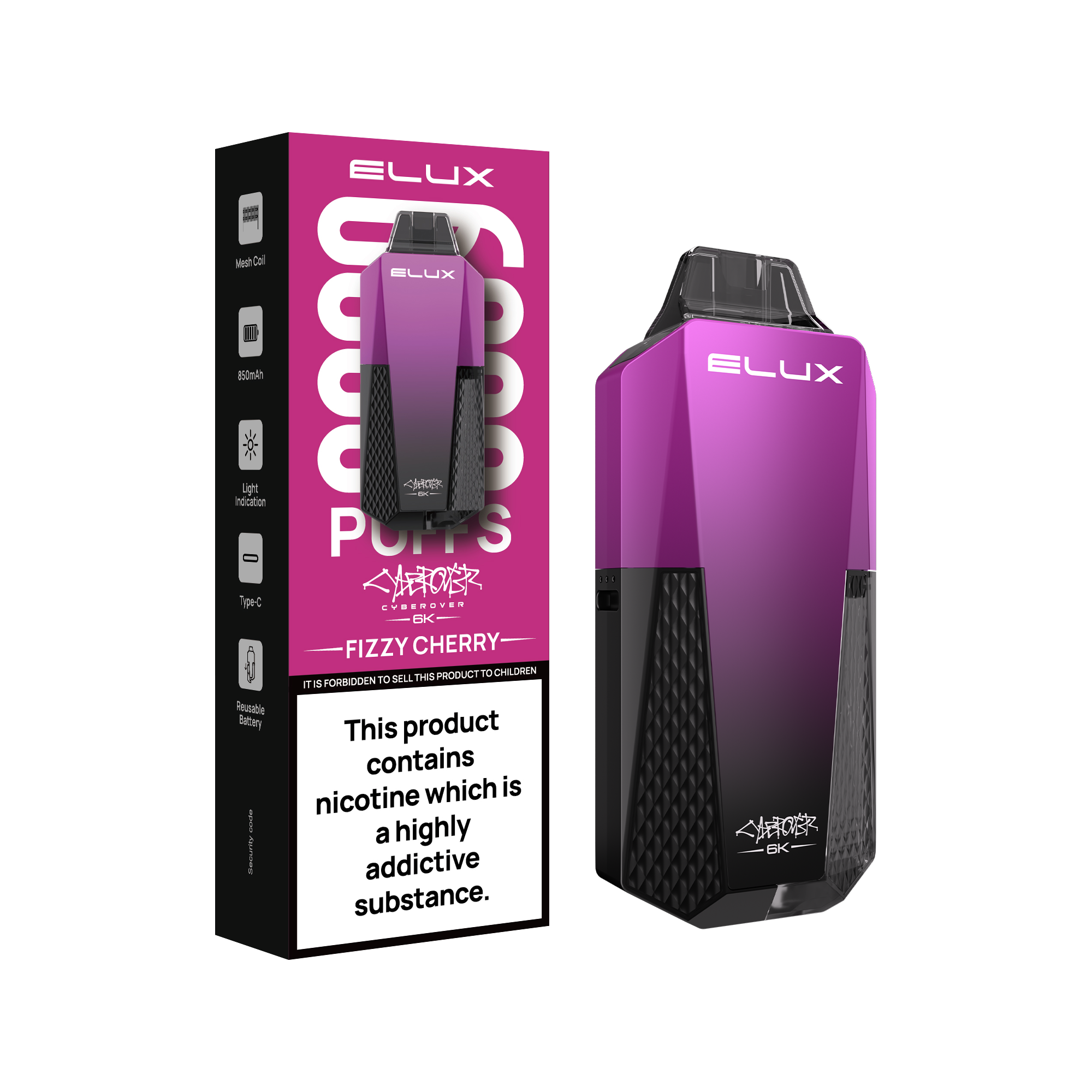 Elux Cyberover 6K Prefilled Vape Kit