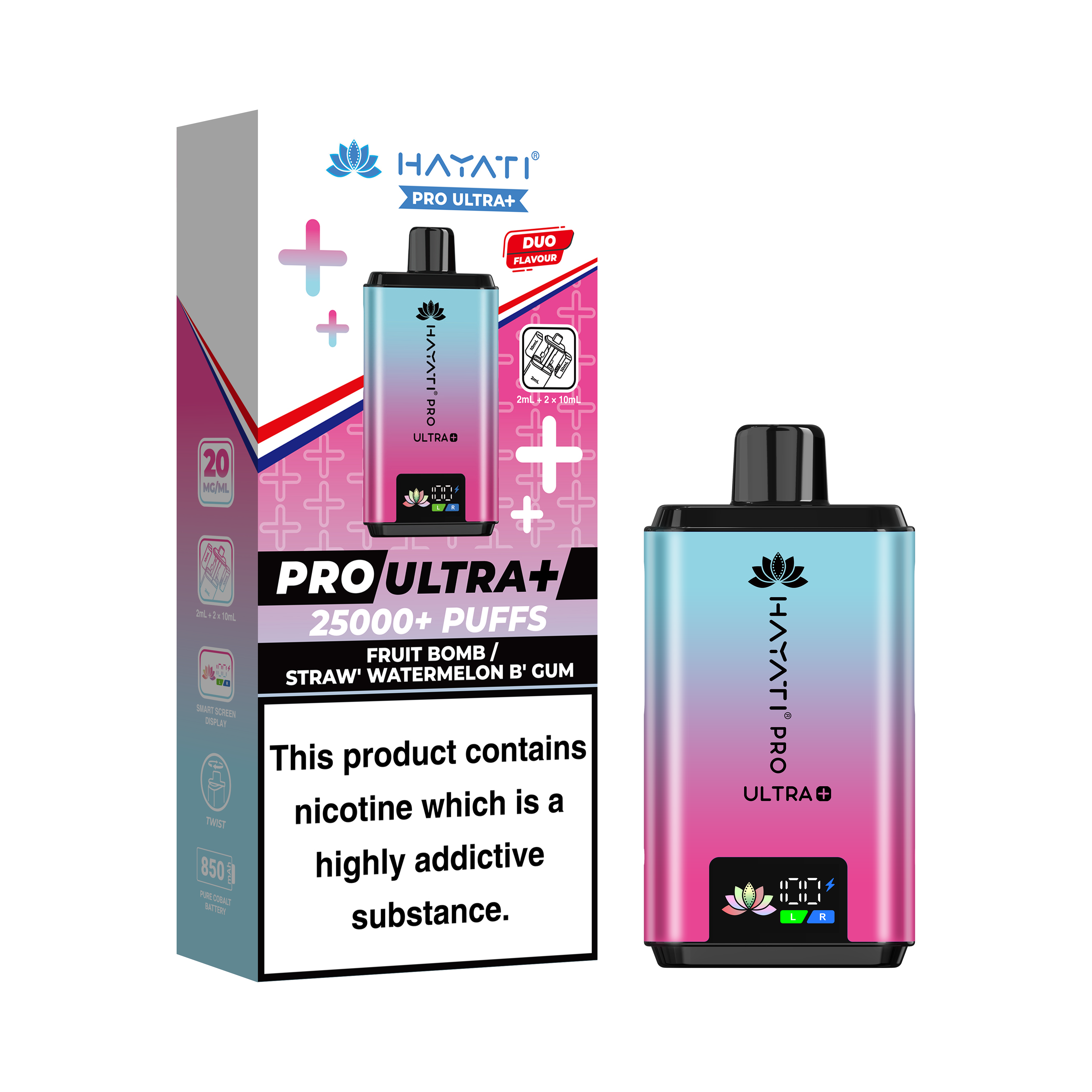 Hayati Pro Ultra + 25K Prefilled Pod Kit
