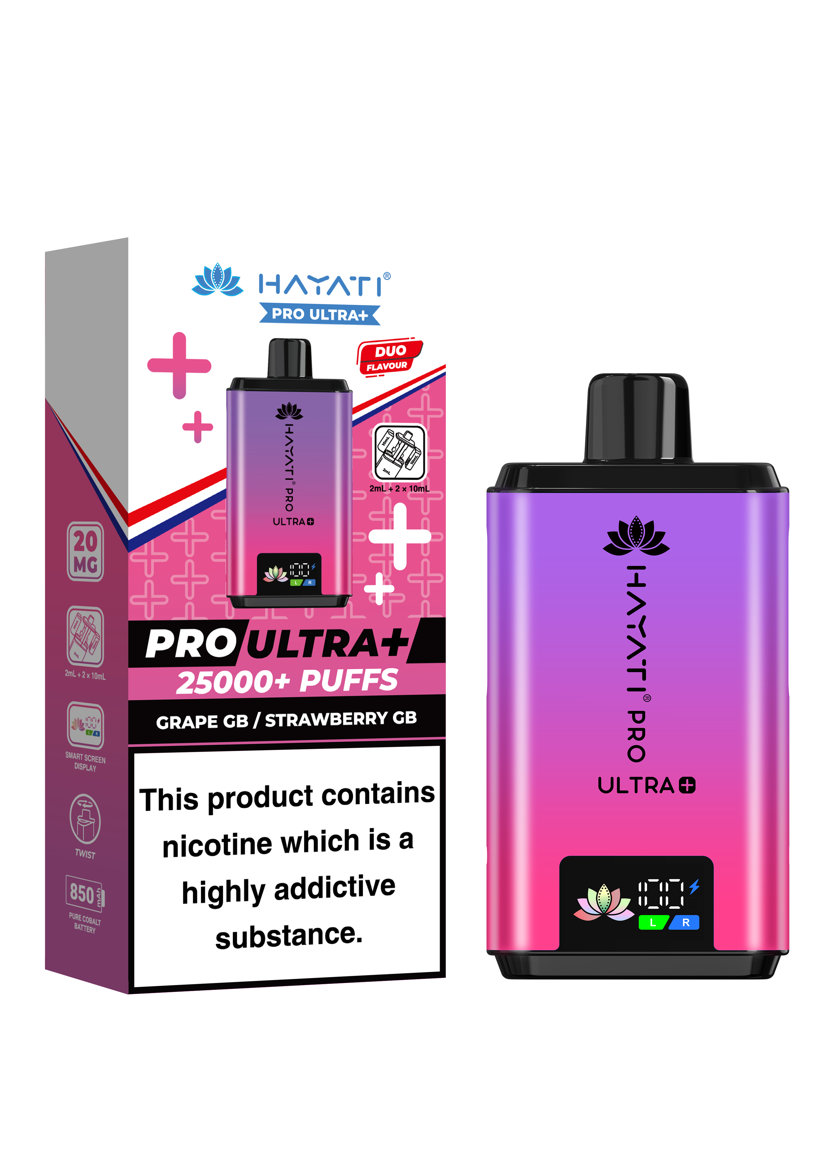 Hayati Pro Ultra + 25K Prefilled Pod Kit