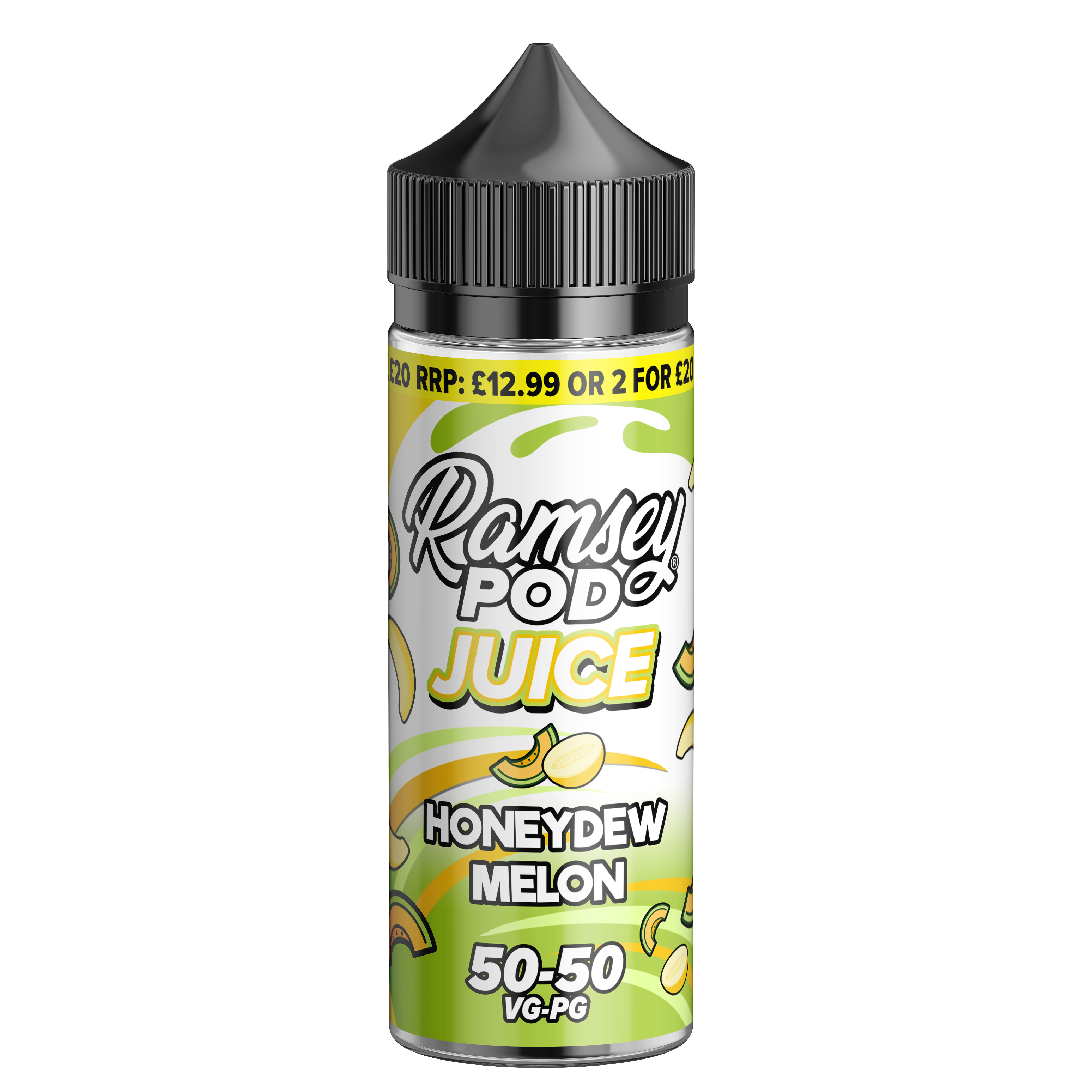 Ramsey Pod Juice Honeydew Melon 0mg 100ml Shortfill E-Liquid Price Marked