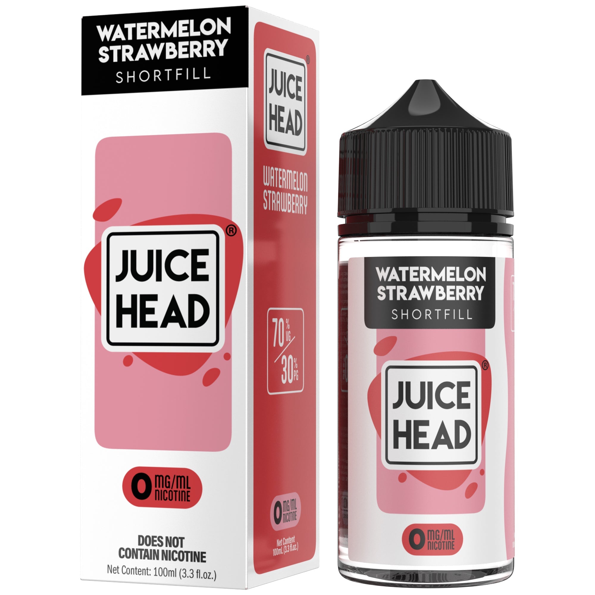 Watermelon Strawberry E-Liquid by Juice Head - Shortfills UK