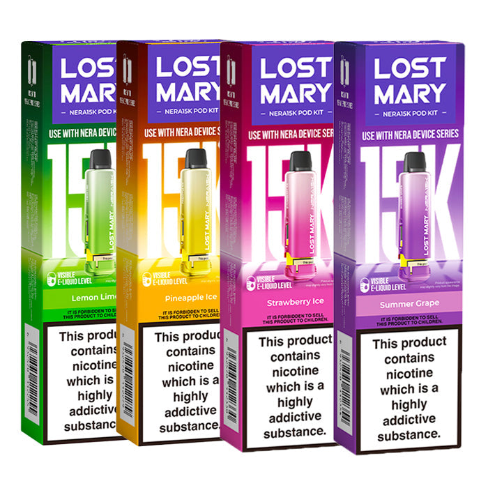 lost mary replacement pods Lost Mary Nera Fullview Pre-filled Replacement Pod main image 1