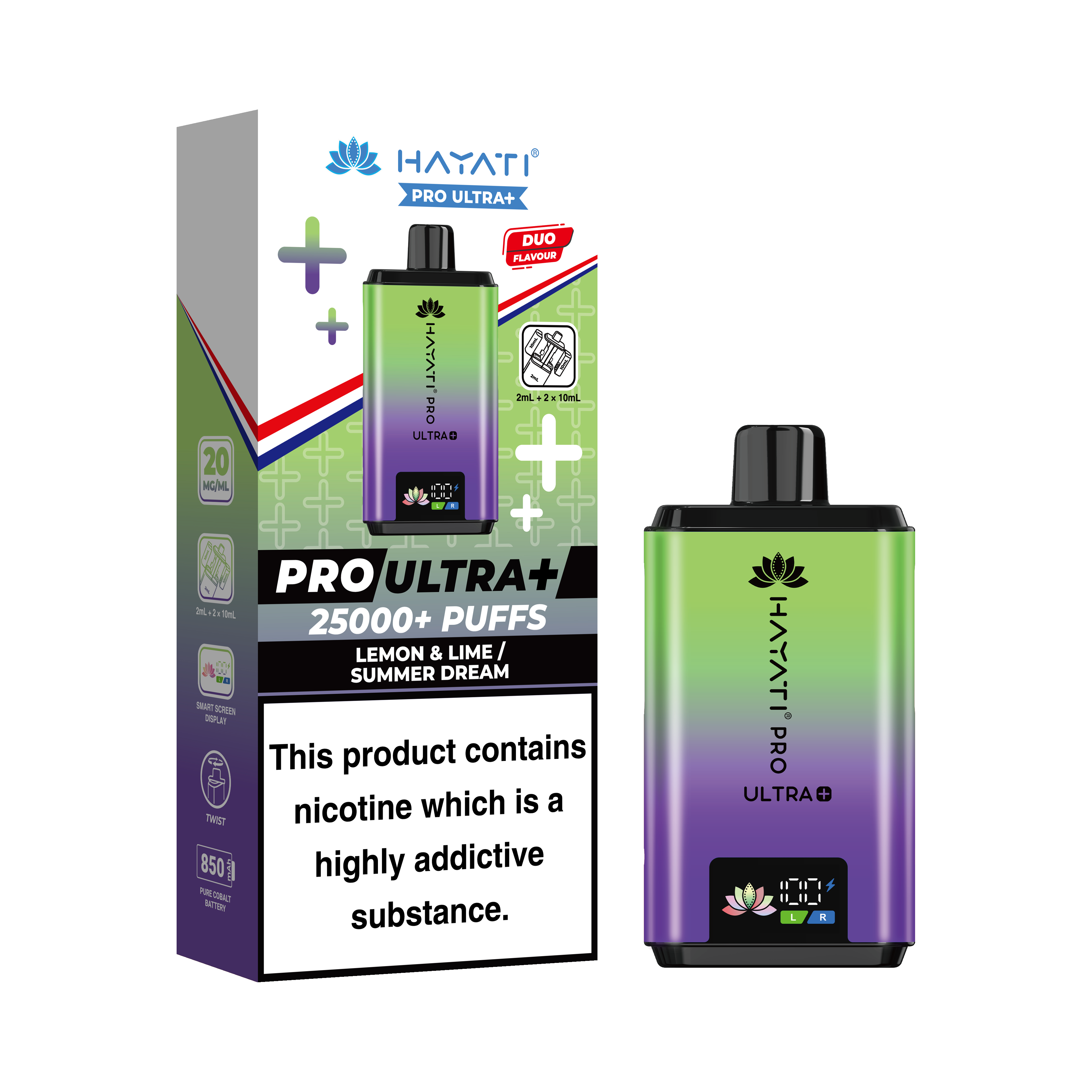 Hayati Pro Ultra + 25K Prefilled Pod Kit