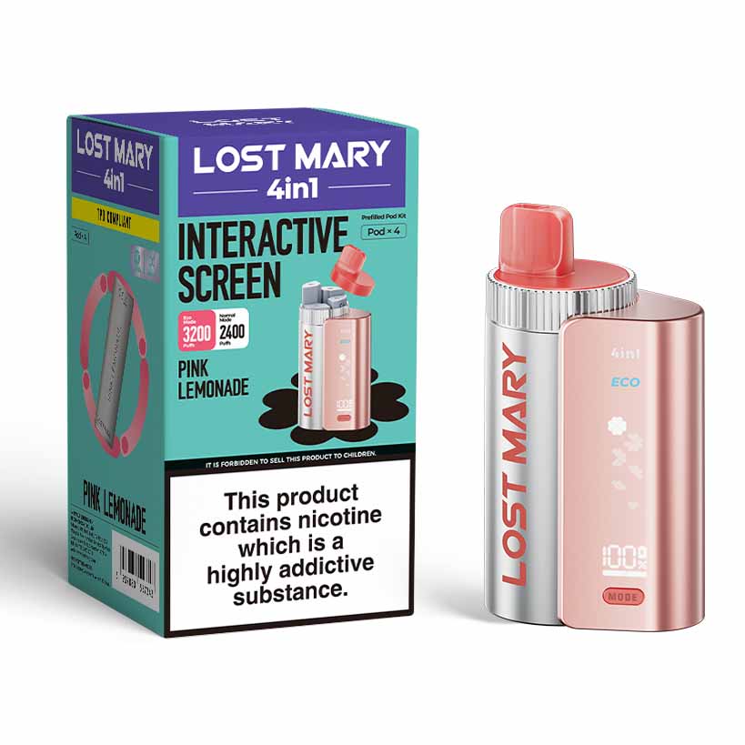 Lost Mary 4In1 Disposable Vape Kit - Pink Lemonade