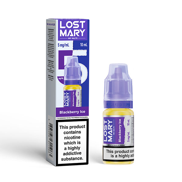 Lost Mary 10ml Nic Salts (5mg) - Blackberry Ice