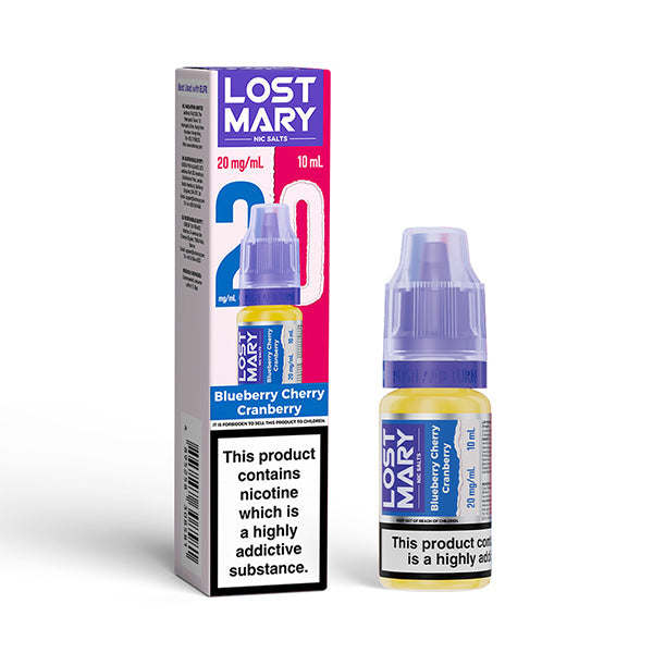 Lost Mary 10ml Nic Salts (20mg) - Blueberry Cherry Cranberry