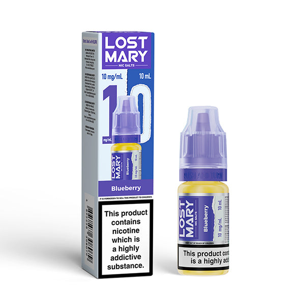 Lost Mary 10ml Nic Salts (10mg) - Blueberry