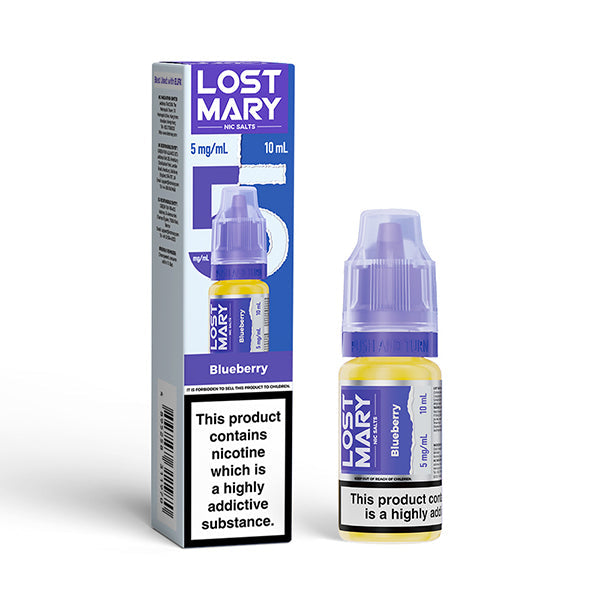 Lost Mary 10ml Nic Salts (5mg) - Blueberry