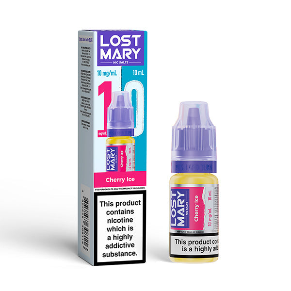 Lost Mary 10ml Nic Salts (10mg) - Cherry Ice
