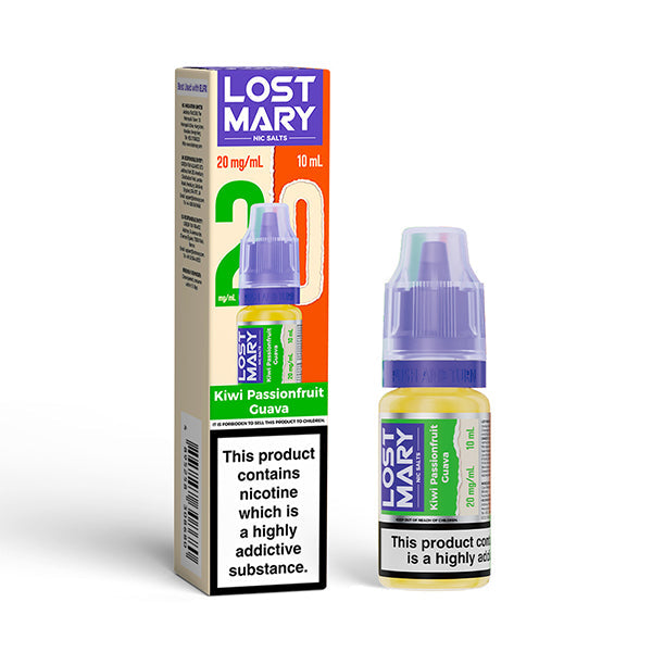 Lost Mary 10ml Nic Salts (20mg) - Kiwi Passionfruit Guava
