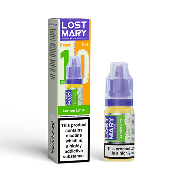Lost Mary 10ml Nic Salts (10mg) - Lemon Lime