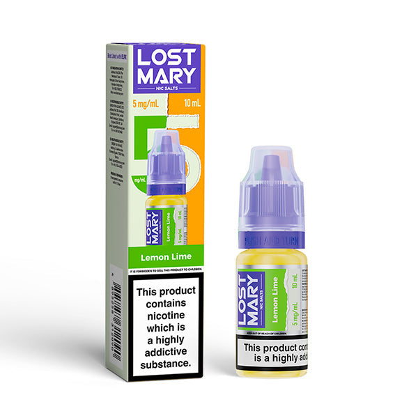 Lost Mary 10ml Nic Salts (5mg) - Lemon Lime