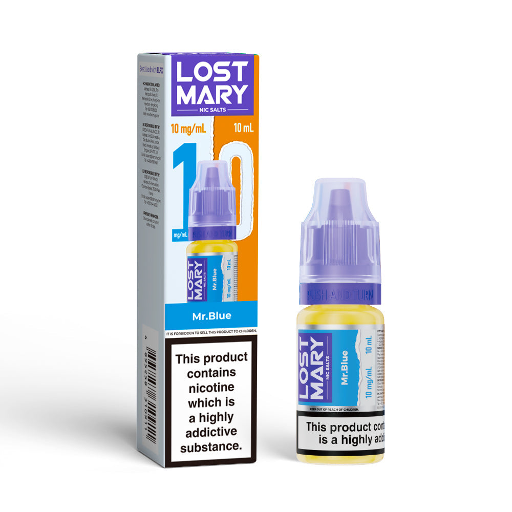 Lost Mary 10ml Nic Salts (10mg) - Mr Blue