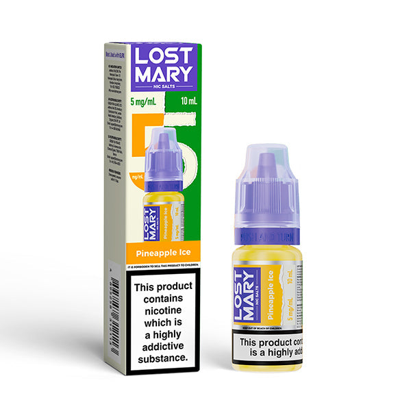 Lost Mary 10ml Nic Salts (5mg) - Pineapple Ice