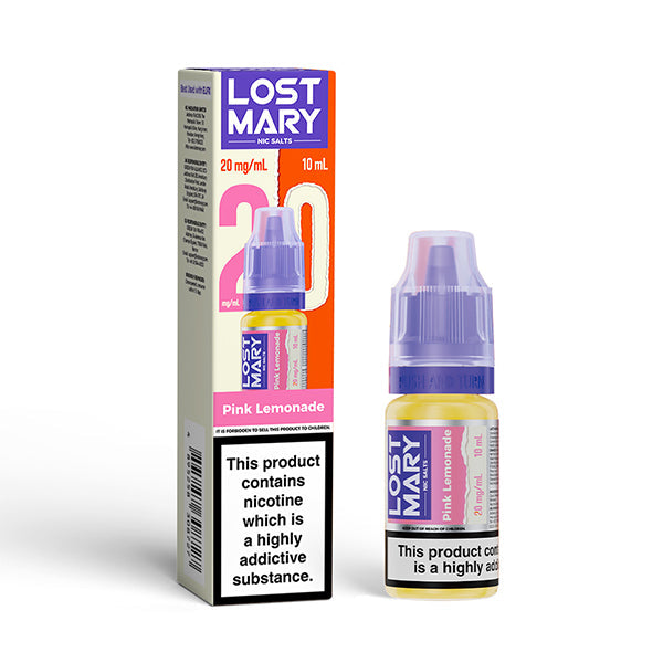 Lost Mary 10ml Nic Salts (20mg) - Pink Lemonade