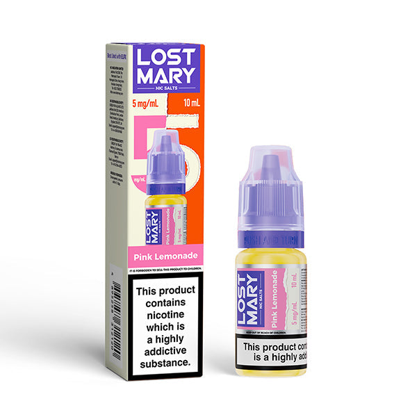 Lost Mary 10ml Nic Salts (5mg) - Pink Lemonade