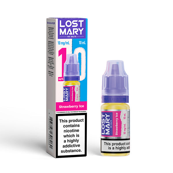 Lost Mary 10ml Nic Salts (10mg) - Strawberry Ice