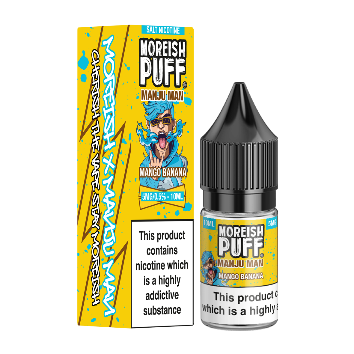 Moreish Puff Manju Man 10ml Nic Salt 5mg