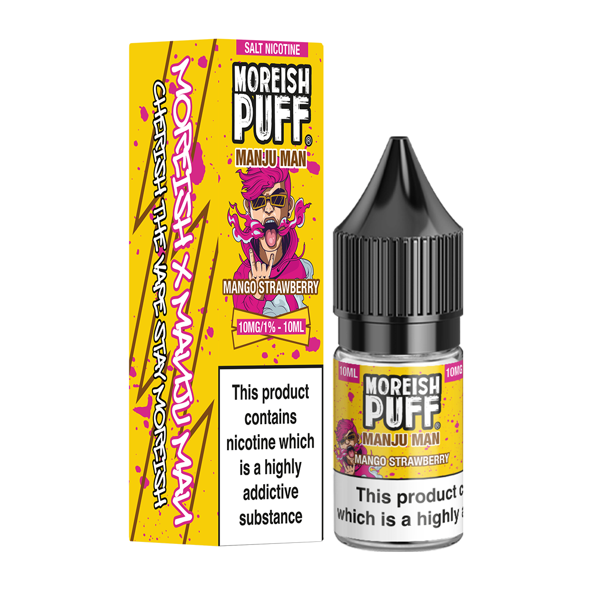 Moreish Puff Manju Man 10ml Nic Salt 5mg