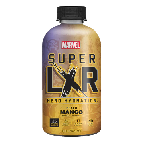AriZona x Marvel Super LXR Hydration Drink - Peach Mango