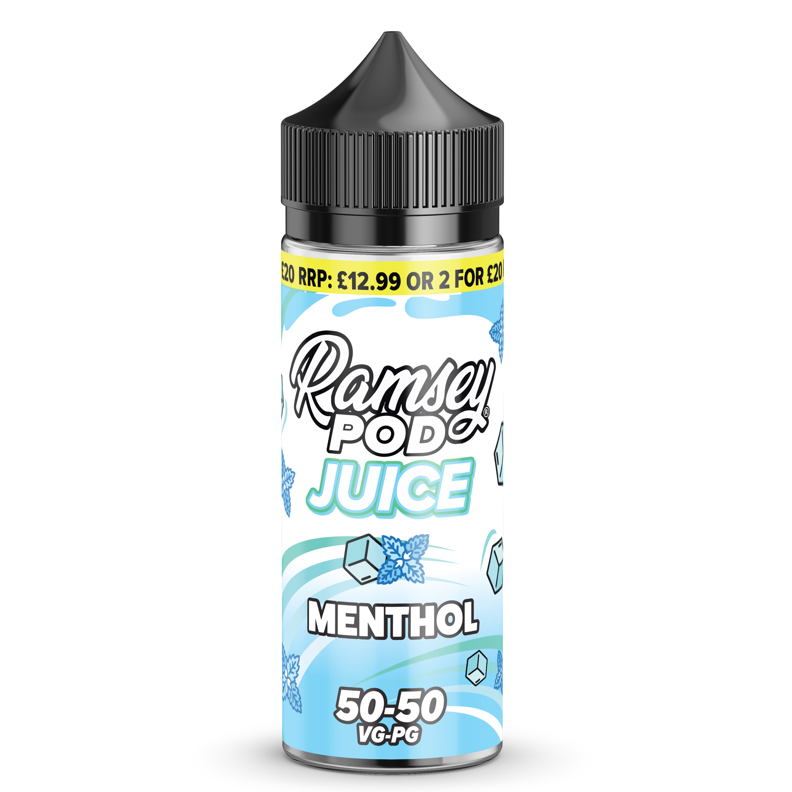 Ramsey Pod Juice Menthol 0mg 100ml Shortfill E-Liquid