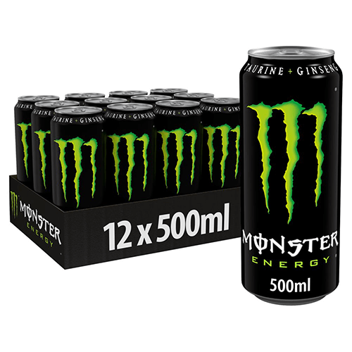 Monster Energy Drink Original 12x500ml (Shipping Restricted)