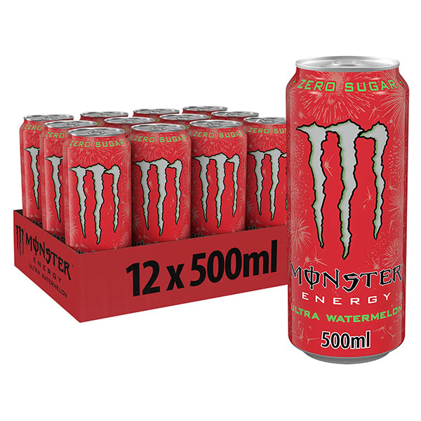Monster Energy Drink 12x500ml Ultra Watermelon (Shipping Restricted)