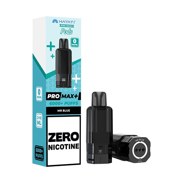 Hayati Pro Max 6000 + Prefilled Pod ZERO NICOTINE - Mr Blue