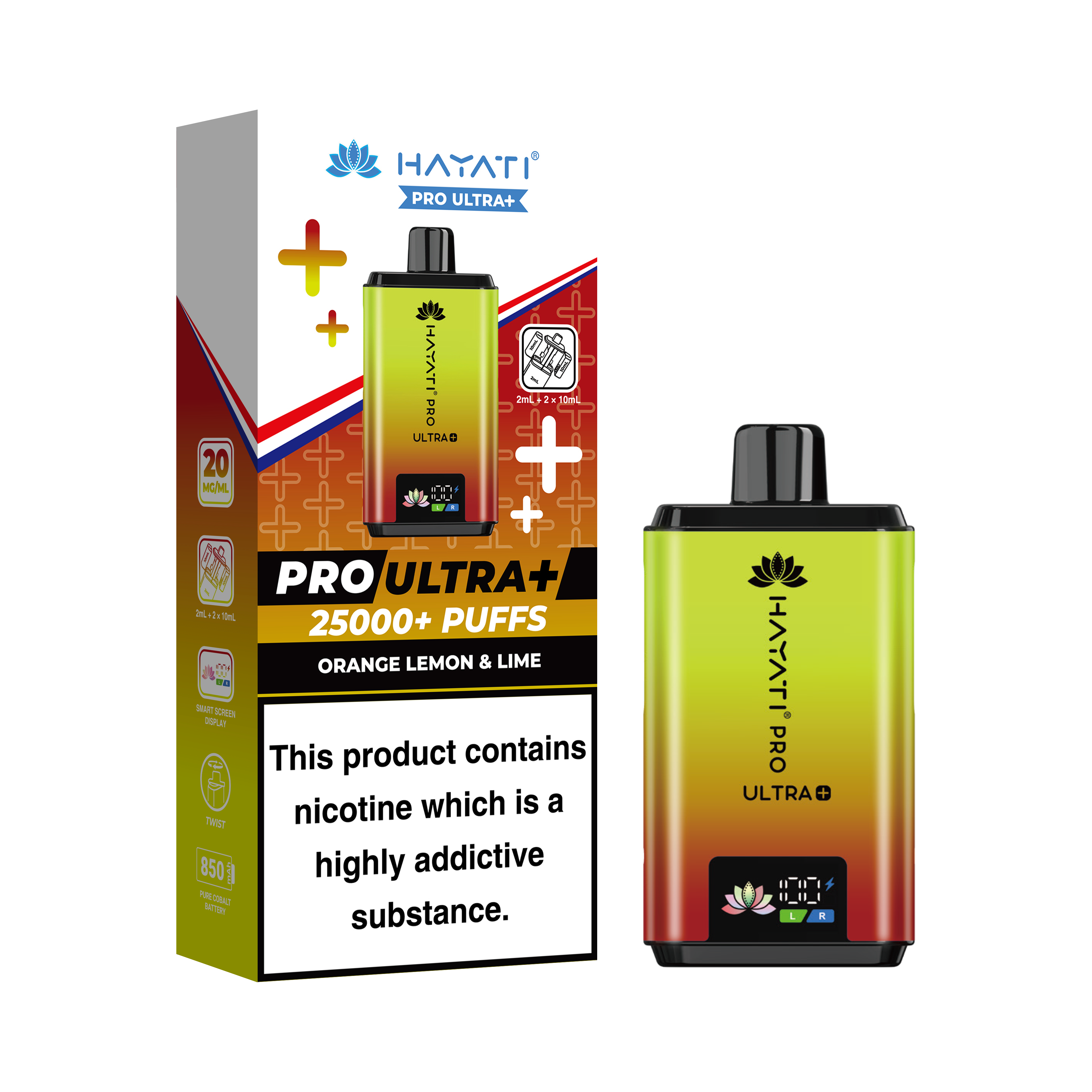 Hayati Pro Ultra + 25K Prefilled Pod Kit