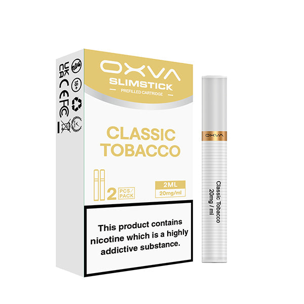 Oxva SlimStick Prefilled Cartridge - Classic Tobacco