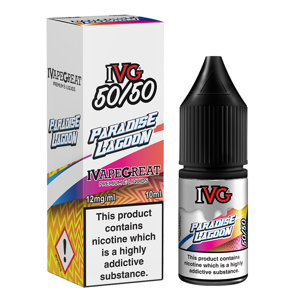 IVG Crushed 50/50 Paradise Lagoon 10ml E-Liquid