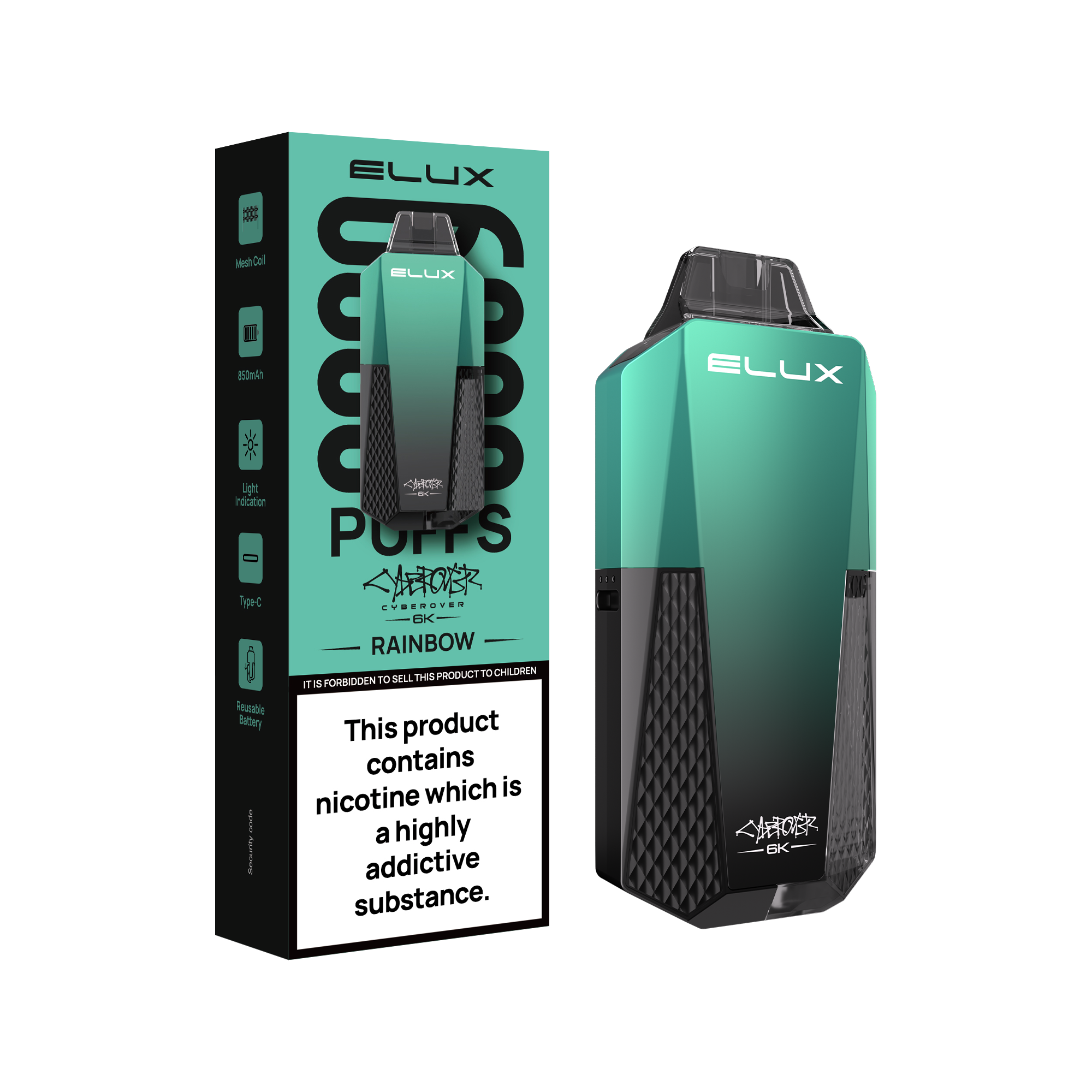 Elux Cyberover 6K Prefilled Vape Kit